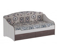 02 Кровать одинарная с подушками 900х1900 мм Омега