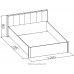 BERLIN33+33.2 Кровать (1400) в комплекте с основанием и подъемным механизмом (1400), Глазов-мебель