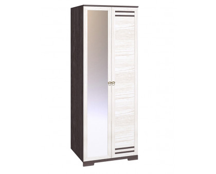 Бриз 12 Шкаф для одежды, дверь стандарт + дверь зеркало, Глазов-мебель