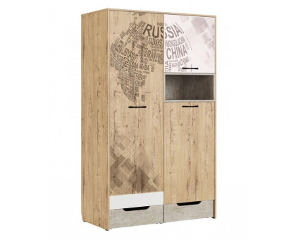 Дублин Стоун Модуль 10 Шкаф для одежды, МСТ. Мебель