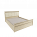 Кровать 1,4 м ЛКР-1 (1,4) с настилом, Ливорно, Дуб сонома, DOMANI