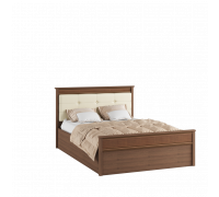 Кровать 1,4 м ЛКР-1 (1,4) с настилом, Ливорно, Орех донской