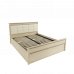 Кровать 1,6 м ЛКР-1 (1,6) с ортопедическим основанием, Ливорно, Дуб сонома, DOMANI