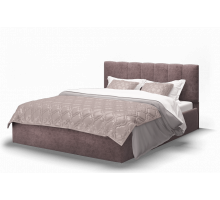 Кровать Элен 1200 ткань ROCK 12/серо-фиолетовый