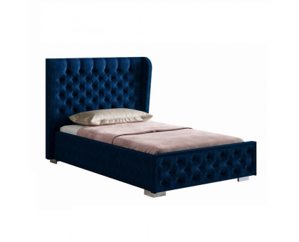Кровать Франческа под подъемный механизм 160*200 синяя
