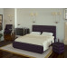 Кровать Лорена 160*200 (без страз) + основание 160 ножка 185 мм-5шт, фиолетовый, Арника