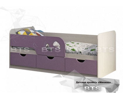Кровать Минима Лего, лиловый сад, BTS
