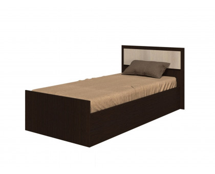 Кровать на 900 с поддоном, без матраса Фиеста, венге, BTS