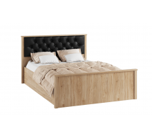 Кровать с мягким изголовьем 140х200 Модена МКР-2, гикори рокфорд