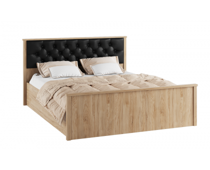 Кровать с мягким изголовьем 160х200 Модена МКР-2, гикори рокфорд