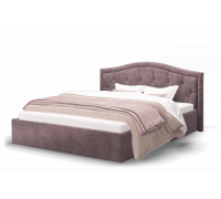 Кровать Стелла 1200 ткань ROCK 12/серо-фиолетовый