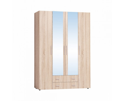 Монако 555 Шкаф для одежды и белья, Дуб Сонома, Глазов-мебель