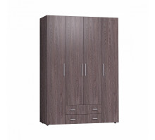 Монако 555 Шкаф для одежды и белья Стандарт (Ясень Анкор темный)