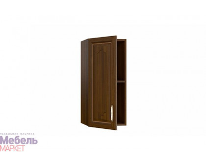Шкаф-антресоль кухонный Гурман 1 ШАЗ-30 (скошенный) Орех Пегасо, МебельМаркет