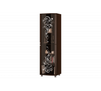 Шкаф со стеклянными дверками для гостиной Соната-11 венге/мл.дуб