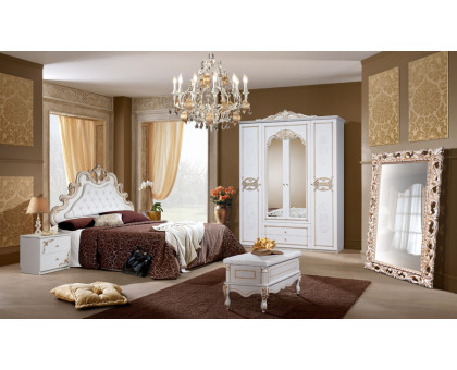 Спальня Розалия КМК 0456-02 (Белая). Комплект 2, КМК мебель