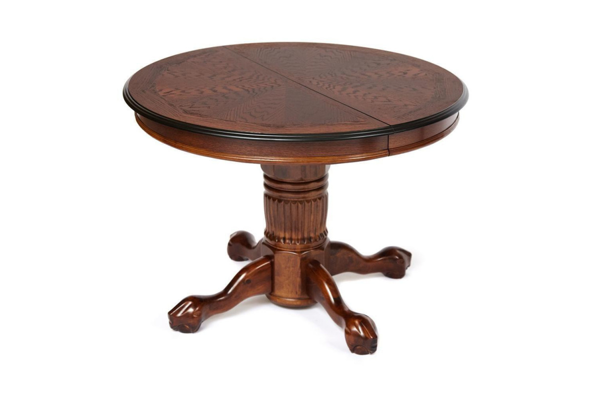 Обеденный стол для кухни круглый деревянный