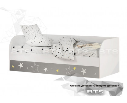 Трио Кровать (с подъёмным механизмом) КРП-01, Звездное детство, BTS